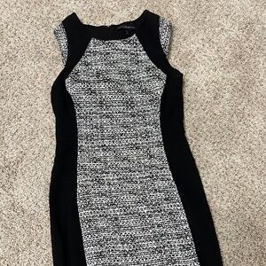 Professional Black and White Dress